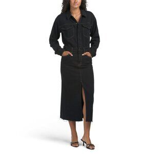 PISTOLA Black Amira Midi Dress